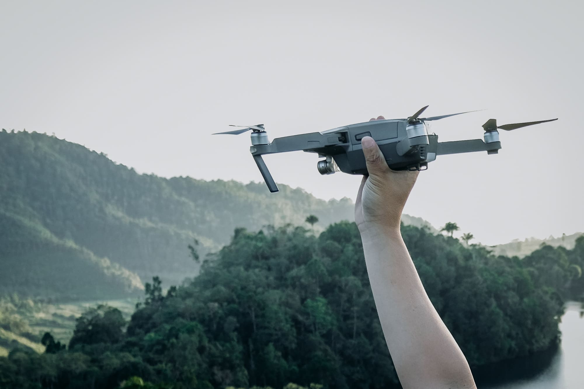 Fotografía de un dron. Innovación y liderazgo tecnológico